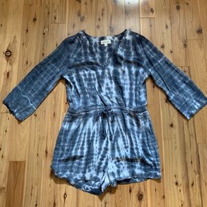 Anthropologie cloth & stone tie-dye romper